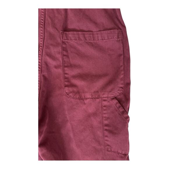 Pistola XS Grover Red Cotton Jumpsuit Merlot Relaxed Field Suit Coveralls - Picture 12 of 13
